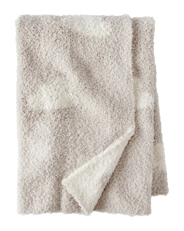 Cloud Print Plush Blanket