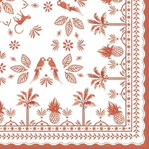 Pack of 20 Fashion paper  33x33 EXOTIC VIBES