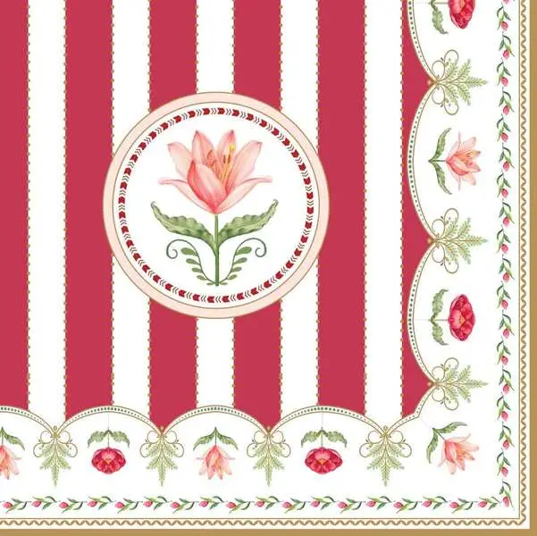 Pack of 20 Fashion paper  33x33 FLOWERY