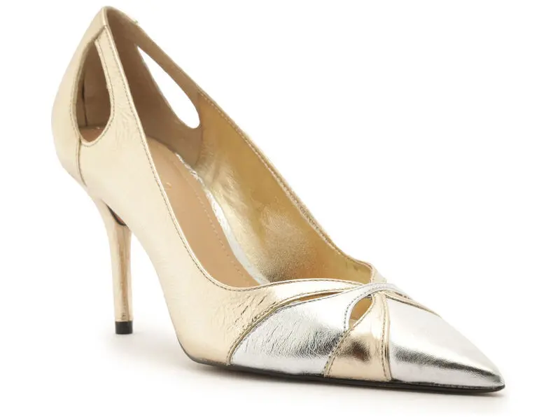 Two-Tone Heeled Pump