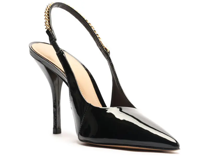 High Heel Patent Leather Pump