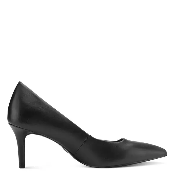 Leather Pointed-Toe Pumps