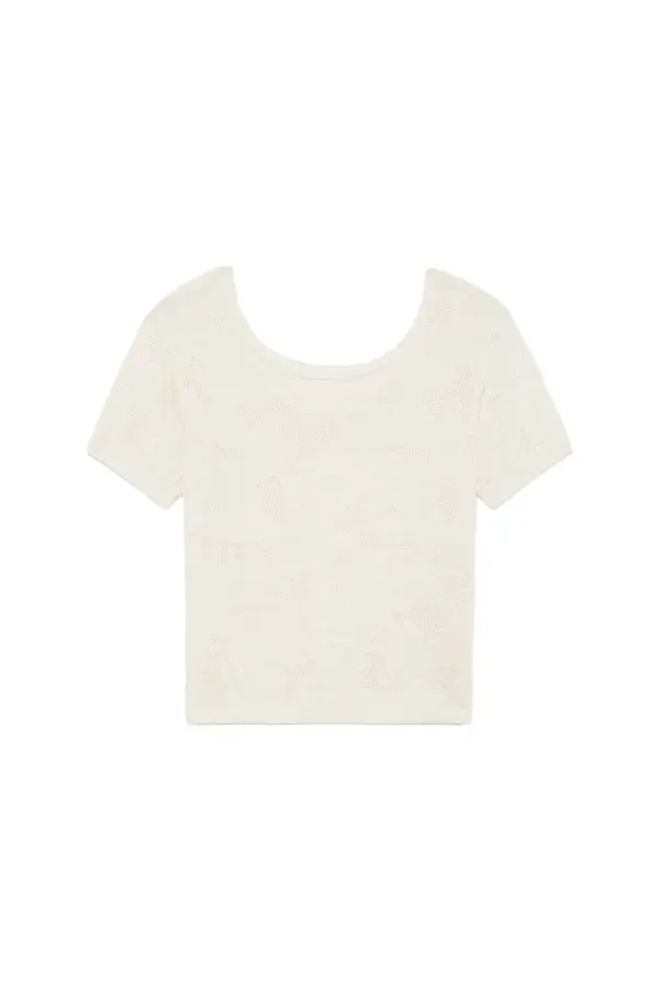 Boat neck Short sleeves Top Image
