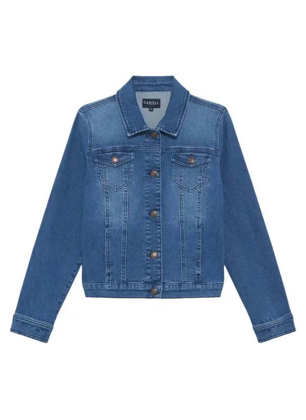 Straight cut Long sleeves Denim Jacket
