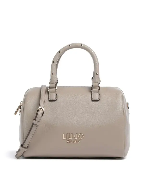 Small Leather satchel Bag with top Handle Image
