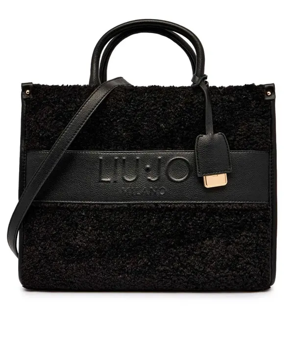 Large Tote bag with fur details Image