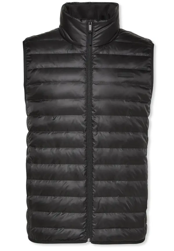 High-neck padded Vest