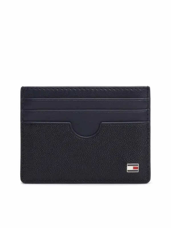 Enamel Flag Leather Credit Card Holder Image