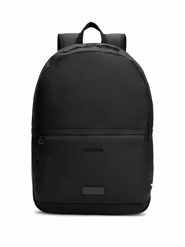 Textured Logo Smooth Dome Backpack Image