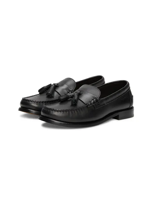 Leather Tassel Loafers