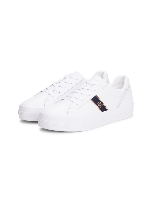 Vulcanised Leather Trainers Image