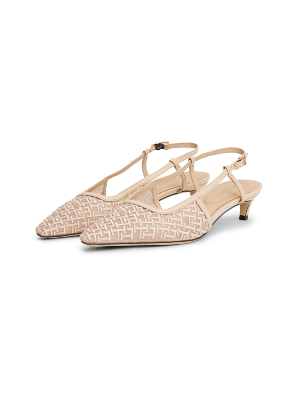 Square Kitten Slingback