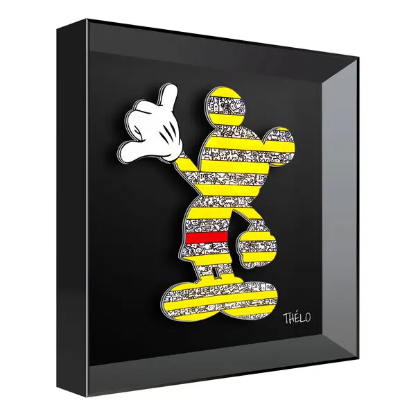 Mickey in Stripes 30x30cm - Thelo