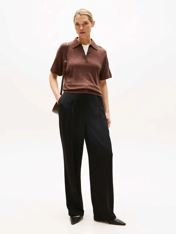 Relaxed Straight Trousers
