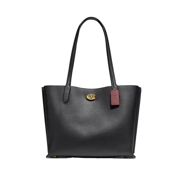 Willow leather tote bag