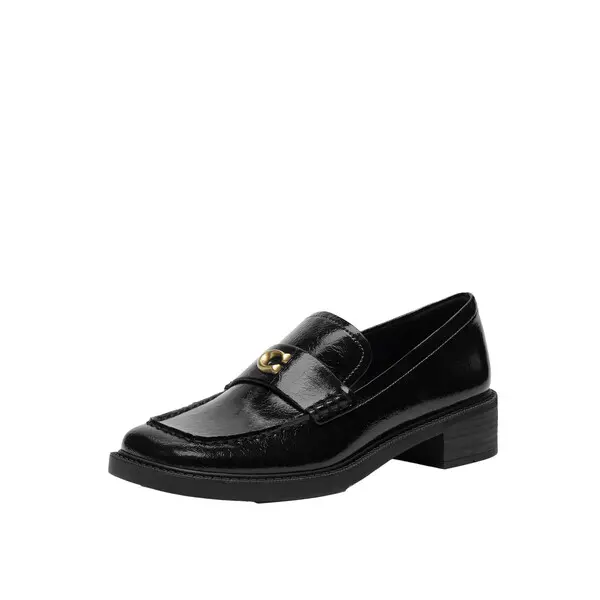 Penny leather loafers