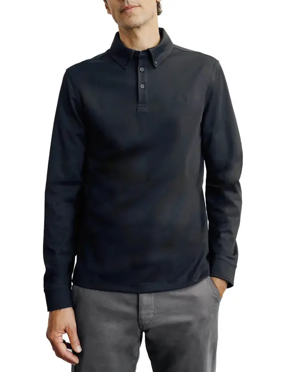 Long-sleeved button-down Polo Shirt