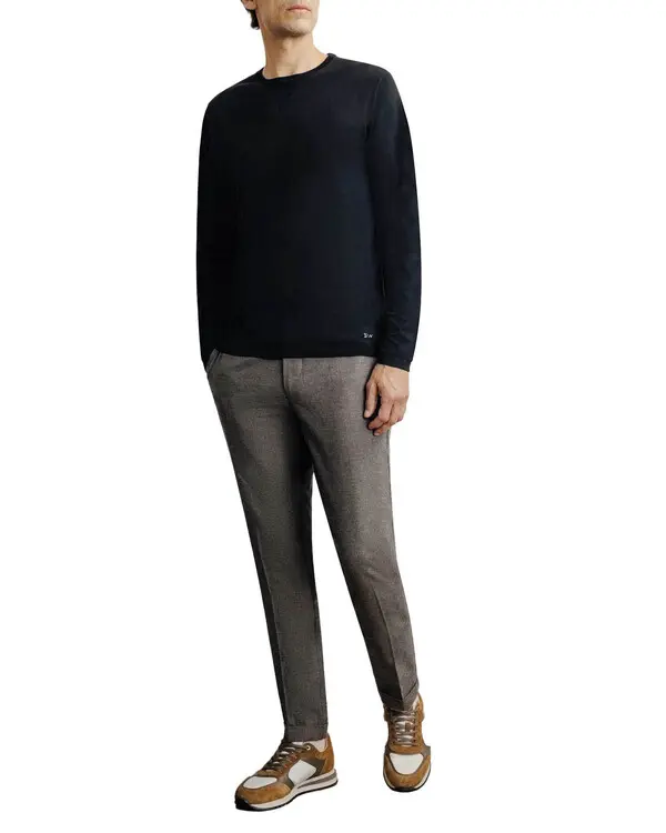 Long-sleeved Round-neck Sweater