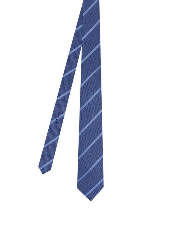 Striped Pattern fabric Tie - 7cm