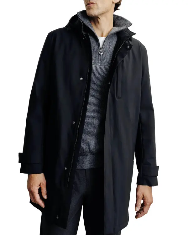 Lightweight parka with Removable hood