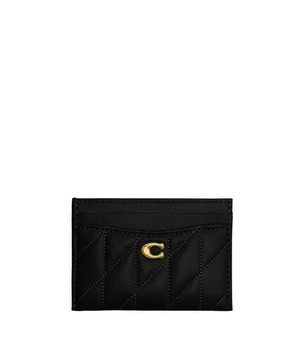 Essential card case with pillow quilting