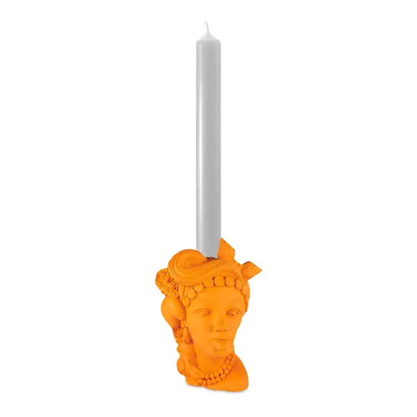 Candle Holder, L'Irreverente, Ocher