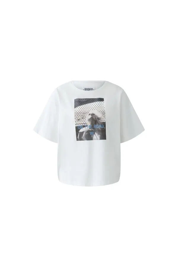 Photo Print Short Sleeve T-shirt