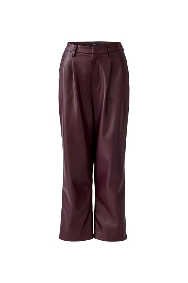 Relaxed Fit Pleated Pants 