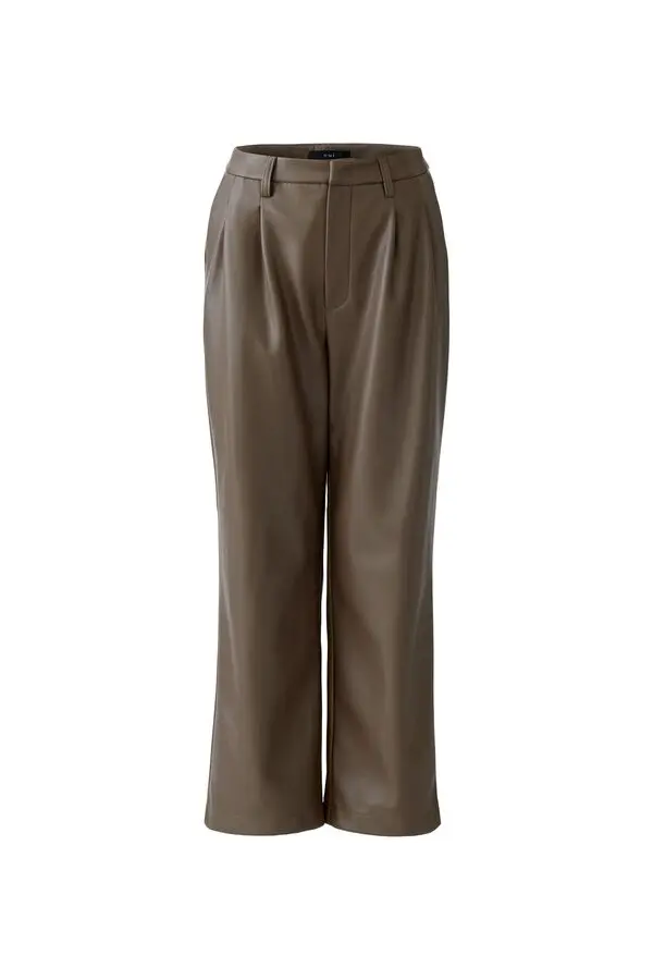 Relaxed Fit Pleated Pants 