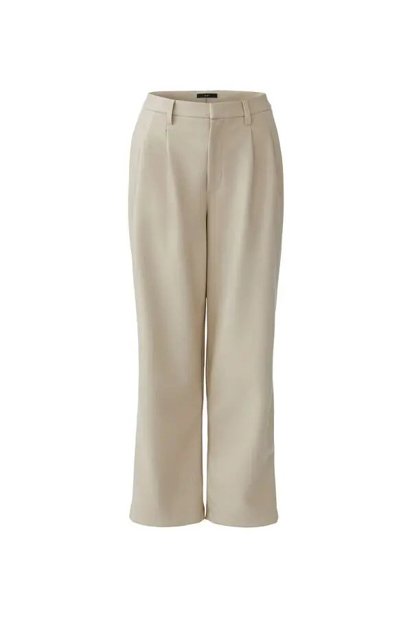 Relaxed Fit Pleated Pants 