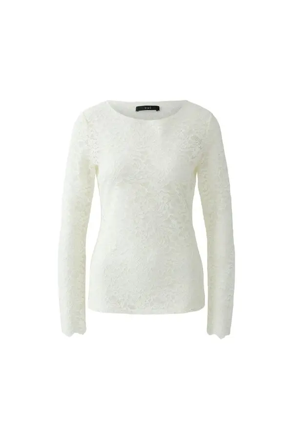 soft all-over lace Top