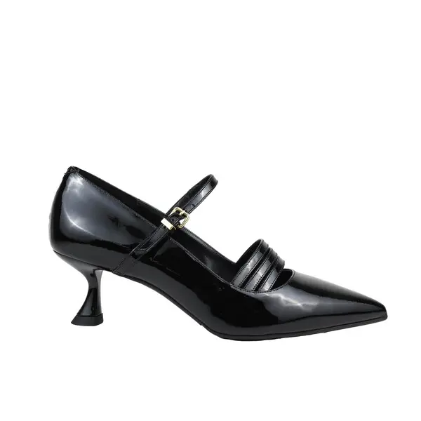 Mary Jane Pumps With Ruched Detail