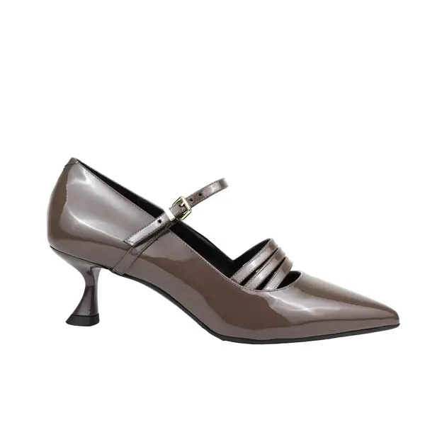 Mary Jane Pumps With Ruched Detail