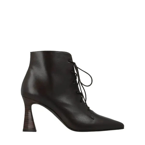 Soft Leather Ankle Boots with Laces