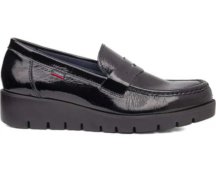 Patent Leather Platform Penny Loafer