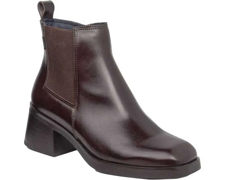 Leather Heeled Chelsea Boot