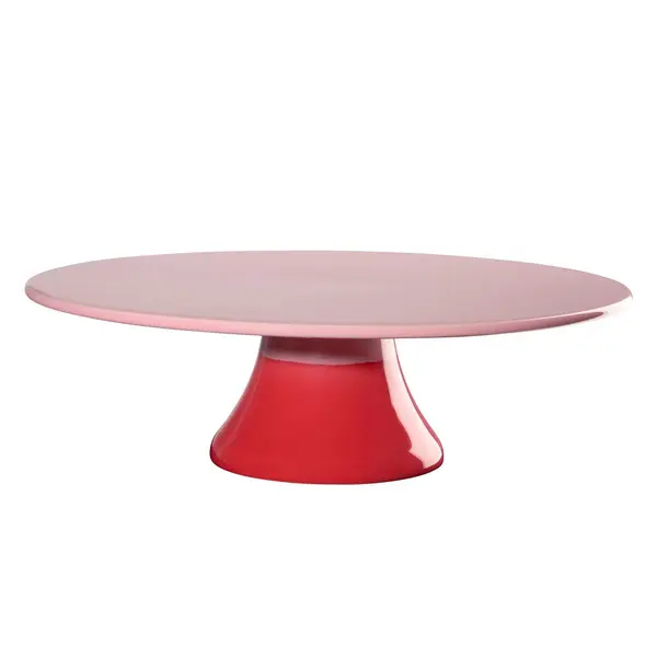 cake plate, strawberry smoothie