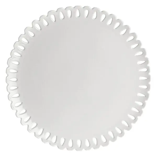 GIULIETTA CARVED CAKE PLATE 34CM