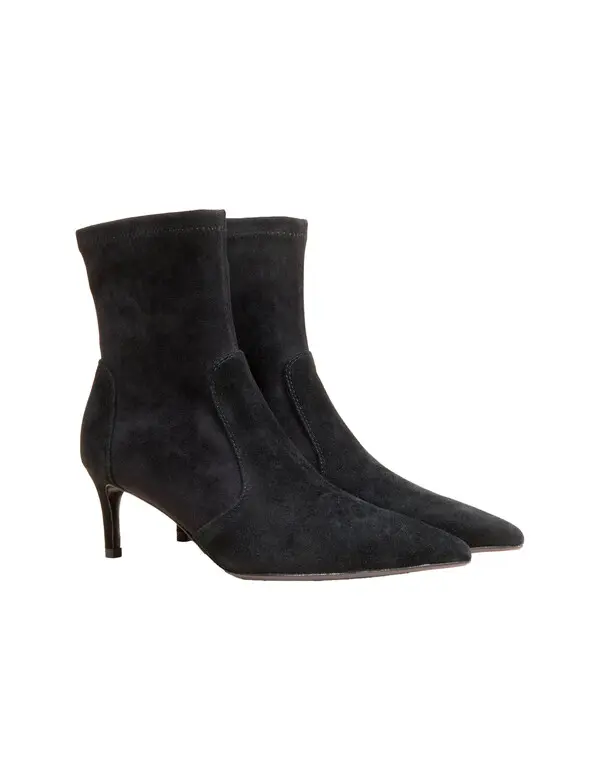 Sleek Suede Ankle Boots