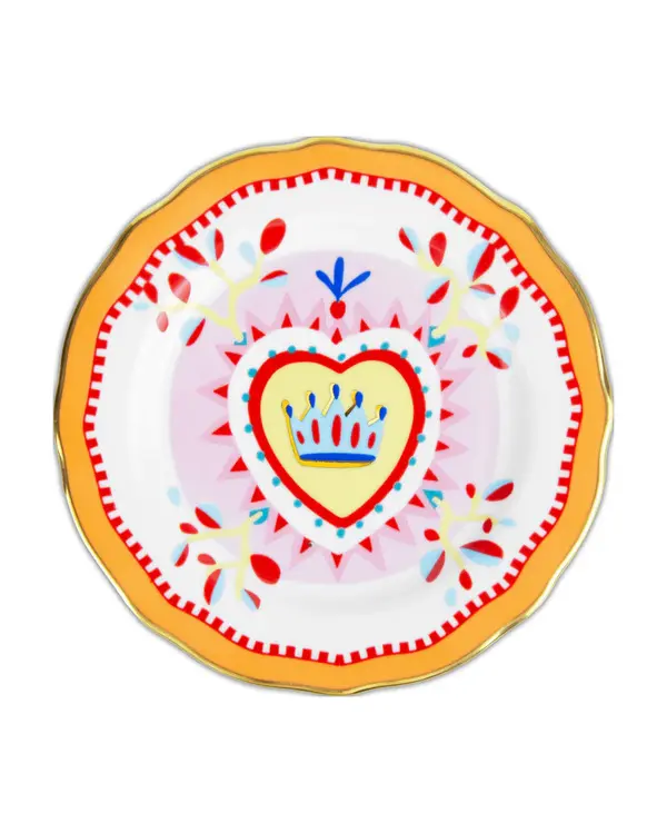 Bread Plate - Heart Cake Image