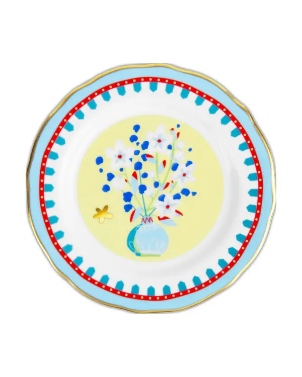 Bread Plate - Flower Vase