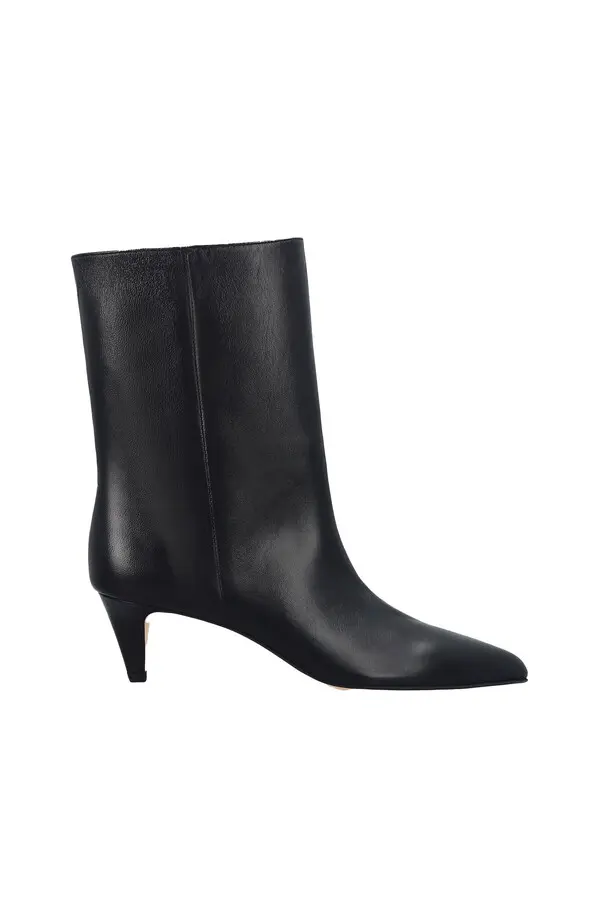 Kitten Heel Pointed-toe Mid Length Boots