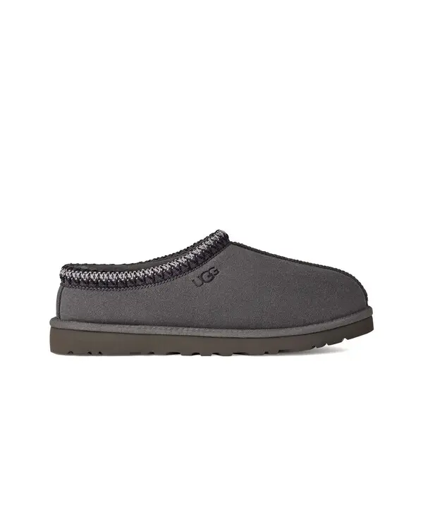 TASMAN II Suede Slippers with Stitching