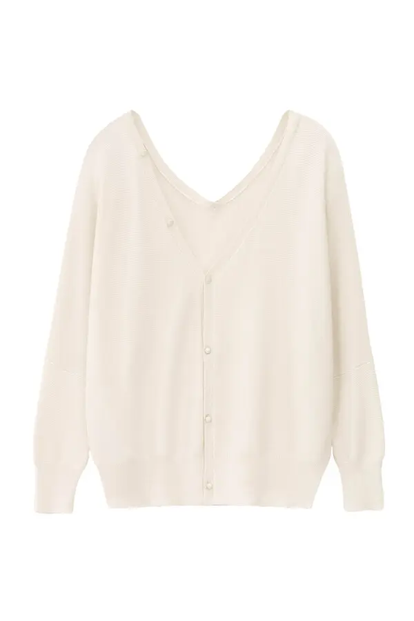 Batwing sleeveed Open-back Jumper