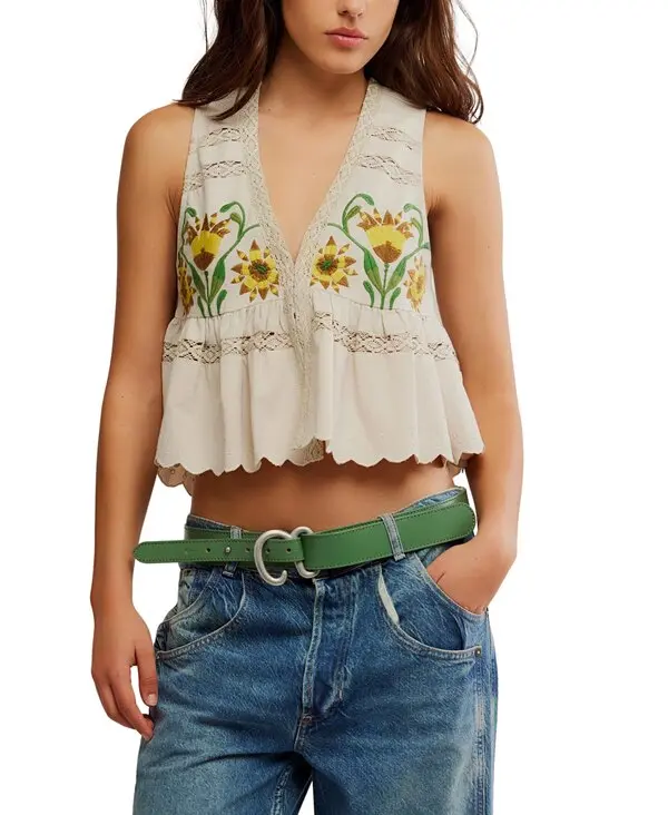 Bali Vine Whispers V-neck Top