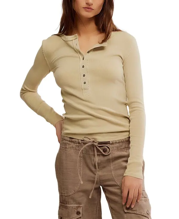 Jamie Henly Cotton Long Sleeve Top