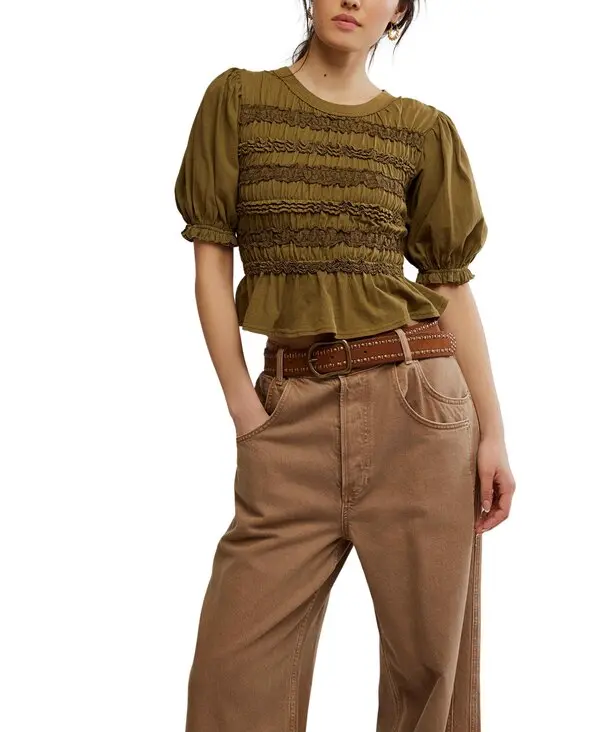 Maxey Short Sleeve Knit Top