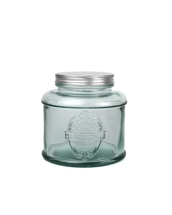 JAR VINTAGE 1.5 L. W/METAL COVER