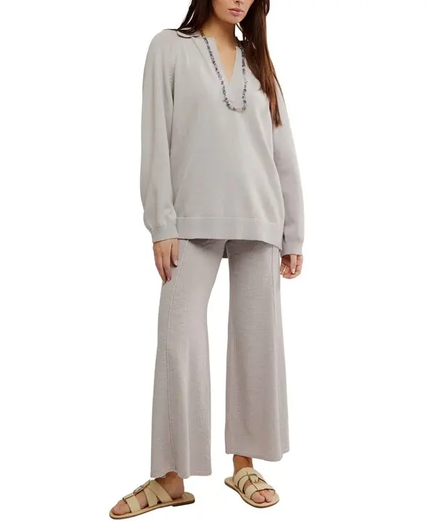 Drea Two-Piece Sweater & Wide Leg Pant Set