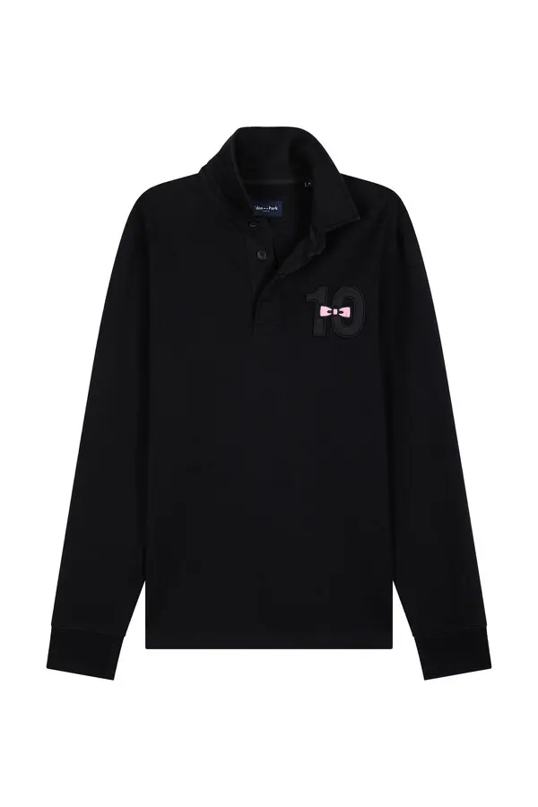 Straight-cut Embroidered Heavyweight Cotton Top